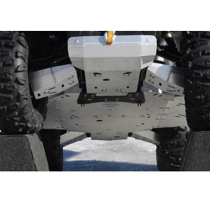 Bukskjold/Skidplate kit. Aluminium. CF Moto bilde 4