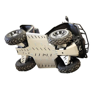 Bukskjold/Skidplate kit. Aluminium. CF Moto bilde 5