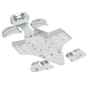 Bukskjold/Skidplate kit. Aluminium. Polaris bilde 2