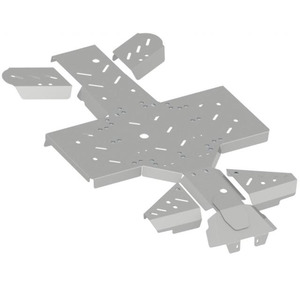 Bukskjold/Skidplate kit. Aluminium. HiSun bilde 2