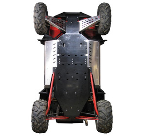 Bukskjold/Skidplate kit. Plast/Alu. Polaris bilde 1