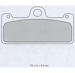 FERODO BREMSEKLOSS RACING ORGANISK bilde 1