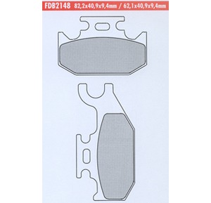 Ferodo bremseklosser Sinter Off Road til 1 bremseskive bilde 1