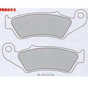 FERODO BREMSEKLOSS RACING SINTER METALL bilde 1