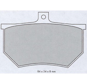 FERODO BREMSEKLOSS RACING ORGANISK bilde 1