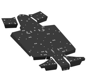 Bukskjold/Skidplate kit. Plast. Polaris RZR 900 S / RZR 1000 S bilde 6