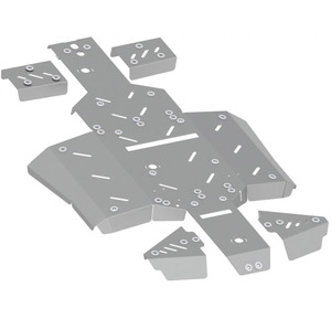Bukskjold/Skidplate kit. Aluminium. Linhai M550L EPS bilde 5