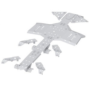 Bukskjold/Skidplate kit. Aluminium. CanAm Outlander 6x6 450 T bilde 6