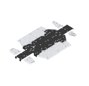 Bukskjold/Skidplate kit. Alu/plast. CFMoto UForce 600 bilde 2
