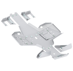 Bukskjold/Skidplate kit. Aluminium. Polaris bilde 2