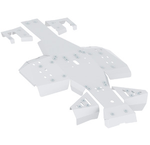 Bukskjold/Skidplate kit. Aluminium. Polaris bilde 1