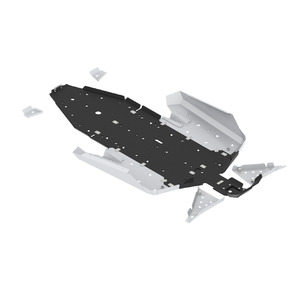 Bukskjold/Skidplate kit. Aluminium Polaris RZR PRO XP bilde 2