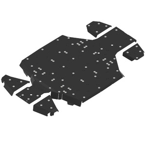 Bukskjold/Skidplate kit. Plast CFMoto U10 Pro (2025+) bilde 5