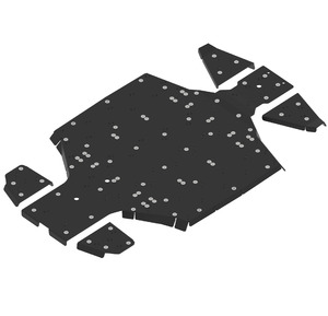 Bukskjold/Skidplate kit. Plast CFMoto U10 Pro (2025+) bilde 3