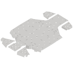 Bukskjold/Skidplate kit. Aluminium CFMoto U10 Pro (2025+) bilde 5