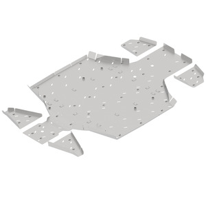 Bukskjold/Skidplate kit. Aluminium CFMoto U10 Pro (2025+) bilde 4