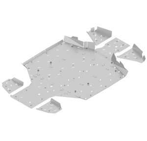 Bukskjold/Skidplate kit. Aluminium CFMoto U10 Pro (2025+) bilde 2