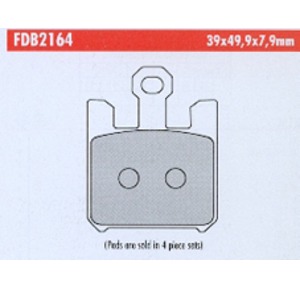 Ferodo bremsekloss Sinter Racing til 1 bremseskive bilde 1