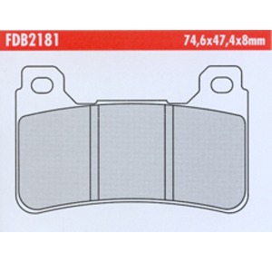FERODO BREMSEKLOSS RACING CARBON-ORGANISK bilde 1