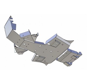 Bukskjold/Skidplate kit. Aluminium. Honda bilde 2
