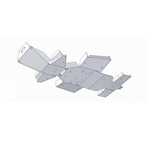 Bukskjold/Skidplate kit. Aluminium. Linhai bilde 1