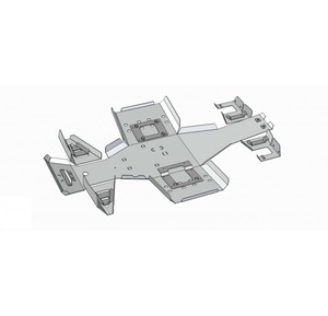 Bukskjold/Skidplate kit. Aluminium. Polaris bilde 2