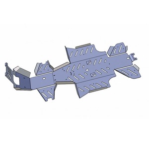 Bukskjold/Skidplate kit. Aluminium. Yamaha bilde 2