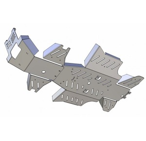Bukskjold/Skidplate kit. Aluminium. Yamaha bilde 1