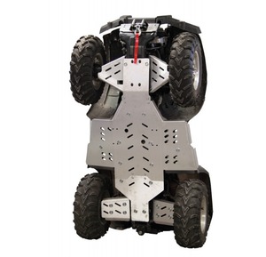 Bukskjold/Skidplate kit. Aluminium. Linhai bilde 1