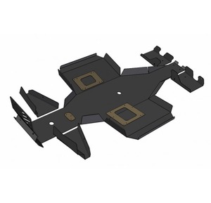 Bukskjold/Skidplate kit. Plast. Polaris bilde 1