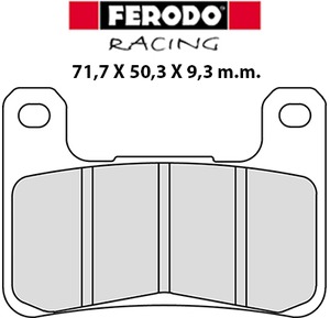 Ferodo bremsekloss Sinter Racing til 1 bremseskive bilde 1