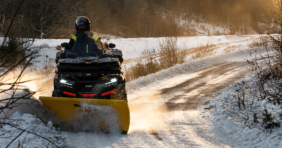 Praktisk vinterutstyr til din ATV