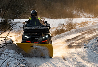 Praktisk vinterutstyr til din ATV